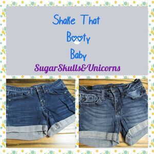 KANCAN & MOSSIMO Denim Shorts Bundle – Set of 2 – Cuffed Mid-Rise